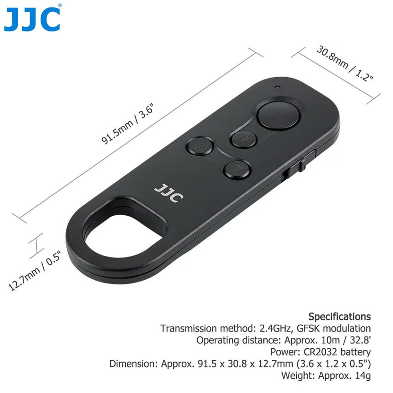 Controle Wireless para CANON JJC BR-E1 | EOS M50 Mark II R8 R50 R7 R10 R R3 R5 R5C R6 RP 6D 90D 77D 850D 800D 250D SL3 M6
